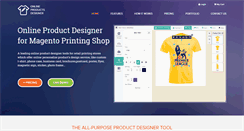 Desktop Screenshot of productsdesignercanvas.com